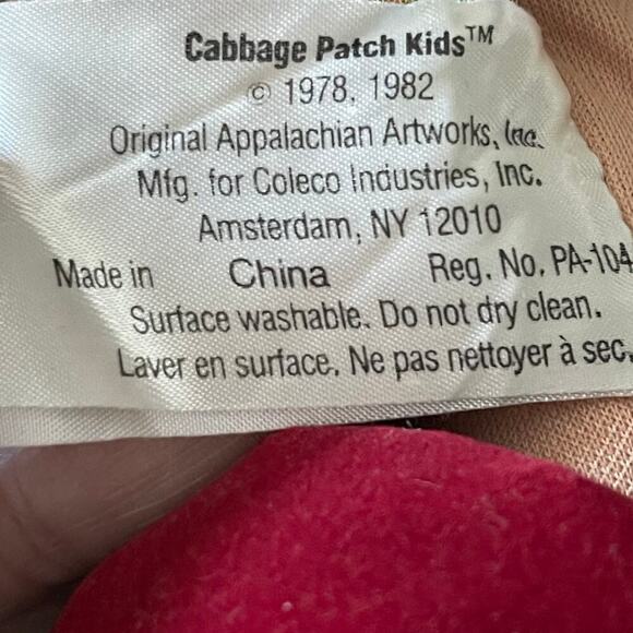 Cabbage Patch Vintage Doll 1978/1982 Green Signature Xavier Roberts 84' - Picture 6 of 12